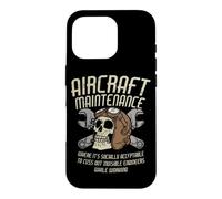 Entretien des aéronefs Mécanicien d'aviation Technicien d'aviation Coque pour iPhone 16 Pro