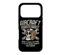 Entretien des aéronefs Mécanicien d'aviation Technicien d'aviation Coque pour iPhone 17 Pro