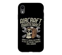 Entretien des aéronefs Mécanicien d'aviation Technicien d'aviation Coque pour iPhone XR