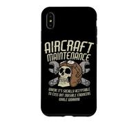 Entretien des aéronefs Mécanicien d'aviation Technicien d'aviation Coque pour iPhone XS Max
