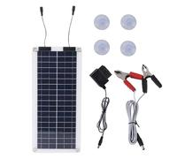 Entretien du Chargeur De Batterie Solaire - Panneau Solaire Portable À Double Connexion, Durable, Résistant Aux Intempéries, Rétention De Charge pour Les Batteries De Véhicules, Conception Co