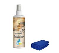 Entretien du tableau de bord de voiture - Chiffon en microfibre - Nettoyant intérieur pour le nettoyage de les plastiques - Cuir lisse - Rafraîchissement des couleurs - Protection - Kit de