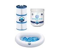 Entretien et confort spa : filtration, oxygène actif et appui-tête porte-gobelet
