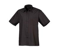 Entretien Facile Manche Courte Popeline Polyester / Cotton Chemise Par Premier
