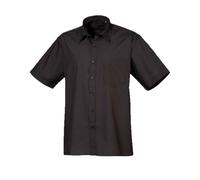 Entretien Facile Manche Courte Popeline Polyester / Cotton Chemise Par Premier
