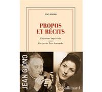 Entretiens avec Jean Amrouche et Taos Amrouche Jean Giono (Auteur), Henri Godard (Edité par)