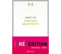 Entretiens avec Jean Benoist - Joseph Josy Levy - Teraedre - broché - Entretien