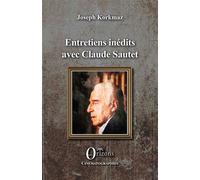 Entretiens inédits avec Claude Sautet - Joseph Korkmaz - Orizons - broché - Entretien