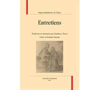 Entretiens - Marie-Madeleine De Pazzi - Honore Champion - broché - Essai