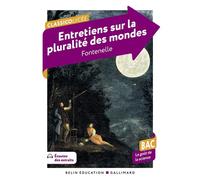 Entretiens sur la pluralité des mondes (Bac 2026) - Bernard Le Bouyer de Fontenelle - Belin Education - Gallimard - broché - Scolaire / Universitaire