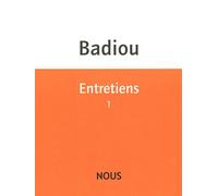 Entretiens: Tome 1 (1981-1996)
