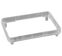 Entretoise, 10 mm, transparentes, vis de 38 mm | Boîtiers de carte de développement/étagères d'armoire de 48,3 cm, 1 quantité - SPABPLU-CLEAR38MMSCREW-01