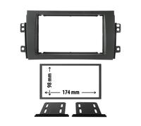 Entretoise 2 Din Phonocar Pour Autoradio