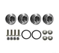 Entretoise Aluminium Alliage pour Kit Carrosserie Auto(Silver)