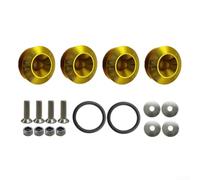 Entretoise Aluminium Alliage pour Kit Carrosserie Auto(Yellow)