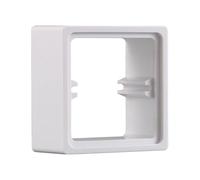 Entretoise carrée de 20 mm pour interrupteur d'éclairage en plastique pour interrupteur simple pour boîte de pattress arrière