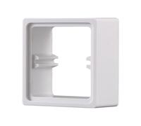 Entretoise carrée pour douille simple de 20 mm - Pour interrupteur - Montage à vis