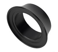 Entretoise conique pour casque de vélo, 15 mm en alliage d'aluminium pour tube de direction de 28,6 mm, composant léger pour vélo de route et VTT (noir)