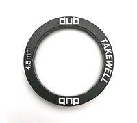 Entretoise de boîtier de pédalier DUB pour installation de boîtier de pédalier SRAM DUB,aluminium, 1 pièce, Largeur : 4.5 mm. L’entretoise en alliage d’aluminium remplace l’entretoise en plastique.