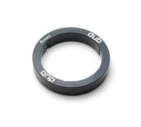 Entretoise de boîtier de pédalier DUB pour installation de boîtier de pédalier SRAM DUB, aluminium,noir, 1 pièce, Largeur: 6 mm. L’entretoise en alliage d’aluminium remplace l’entretoise en plastique.