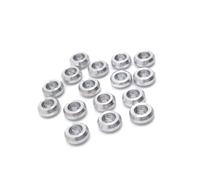 Entretoise de Cadre 16 pièces, Mise à Niveau en métal Compatible avec Voiture RC C14 C24 C34 C44 B14 B16 B24 B36 MN D91 D96 99S HengLong FeiYu(Silver)