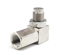 Entretoise de capteur d'oxygène arrière for catalyseur d'échappement, adaptateur Lambda O2 à 90 degrés, fixation CEL M18 x 1,5, universel, 1 pièce