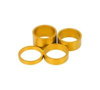 - Entretoise de Casque de Vélo en Alliage d'Aluminium - 4pcs - 5/10/15/20mm Doré