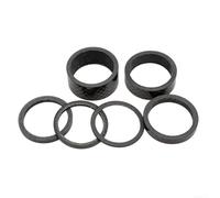 Entretoise de casque en fibre de carbone compatible avec les tubes de direction de fourche standard de 28,6 mm pour VTT de route et vélos (B-2 mm)