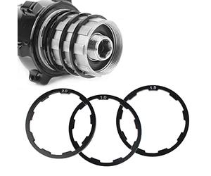Entretoise de Cassette 3 pièces en Alliage Aluminium | Rondelle Pignon, Alliage D'aluminium, Roulement Intérieur, Essieu Disque, Moyeux de Vélo, VTT, Axe de Roue