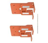 Entretoise de charnière de porte d'armoire pour un alignement parfait de la porte - Outil d'alignement de l'espace de 2,6 mm - Montage rapide - Montage précis - Joint de travail du bois