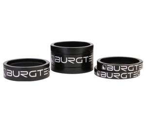 Entretoise de direction burgtec kit noir 5mm x2 10mm 20mm