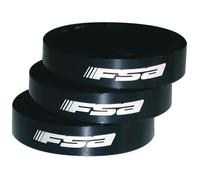 FSA 484109807 Spessore Aluminium 1,5-05 mm Noir Mixte, Argent, 1 Nero