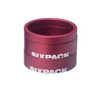 Entretoise de direction Sixpack Racing Menace 2x10 mm Rouge