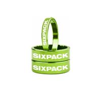Entretoise de direction Sixpack Racing Menace 2x10 mm Vert