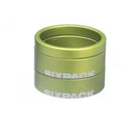 Entretoise de direction Sixpack Racing Menace 2x10 mm Vert