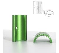 Entretoise de guidon en alliage d'aluminium léger pour une conversion facile des tailles de 25, 4 mm à 31, 8 mm (noir 25,4-31,8)
