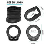 Entretoise De Guidon En Plastique Pour Vélo De Route,Capuchon De Rondelle De Fourche,Entretoise De Fourche,Accessoires De Vélo,5mm,10mm,2023 - Type One Set