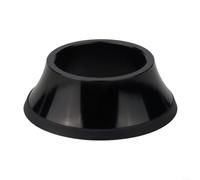 Entretoise de Jeu de Direction Vélo 1-1/8" Aluminium 15mm | Alliage aluminium pour robuste, finition lisse, résistance à la , idéal pour route et pour vtt, montage facile(Black)