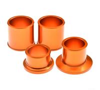 Entretoise de moyeu de roue avant et arrière en alliage d'aluminium CNC pour vélos électriques Surron et UltraBee (orange)