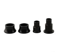 Entretoise de moyeu de roue avant et arrière usinée CNC pour Surron pour vélo électrique LightBee 2 entretoises avant et 2 entretoises arrière (noir)