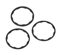 Entretoise de moyeu de vélo de route 2 mm pour cassette | Construction en alliage d'aluminium, profil fin de 1 mm, réduit le bruit de la chaîne, s'adapte aux moyeux standard