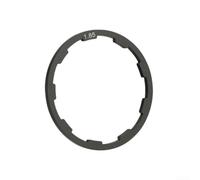 Entretoise de moyeu de vélo en alliage d'aluminium 6061 CNC pour cassette 7/8/9/10/11 vitesses, cale de réglage de roue libre fendue pour HG Freehub, noir (1,85 mm)