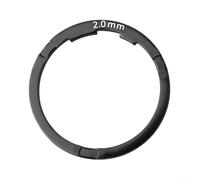 Entretoise de moyeu libre de vélo de 82 mm pour solutions de moyeu et de pédalier de vélo de route (noir 2 mm)