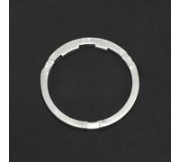 Entretoise de moyeu libre de vélo pour 8, 9, 10, 11 vitesses, rondelle de moyeu de cassette et joint de réglage du volant d'inertie fabriqué en alliage d'aluminium léger (2 mm, noir)