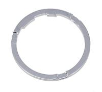 Entretoise de moyeu libre pour vélo de route en alliage d'aluminium AL6061 pour l'espacement du pédalier et l'alignement du volant d'inertie (argent 1,8 mm)