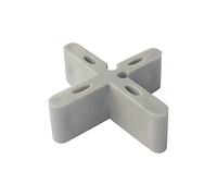 Entretoise de nivellement de terrasse de 15 mm de hauteur - Clips de nivellement de dalles de 15 mm - Couleur bleue - Entretoise extérieure avec point de rupture - Entretoise de sol de maçonnerie