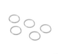 Entretoise de pédalier en aluminium pour rondelle de boulon de pédalier de vélo, 1 mm et 2 mm d'épaisseur, adaptateur de plateau à vitesse unique, conversion double vers simple, matériel de montage de