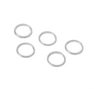 Entretoise de plateau de vélo pour conversion double à simple, cale de pédalier en aluminium, adaptateur de vitesse unique avec 1 mm et 2 mm d'épaisseur (1 mm)