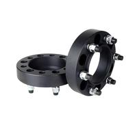 Entretoise de roue Adaptateur d'entretoise de roue, 2 pièces, 30/35/38mm PCD 6x139.7 106mm, 6 écrous, pour Toyota pour 4Runner FJ/pour Land(2PCS 60mm Black)