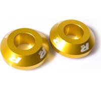Entretoise de roue arrière RFX Pro FAST (jaune) - adaptable sur Suzuki RMZ250/450